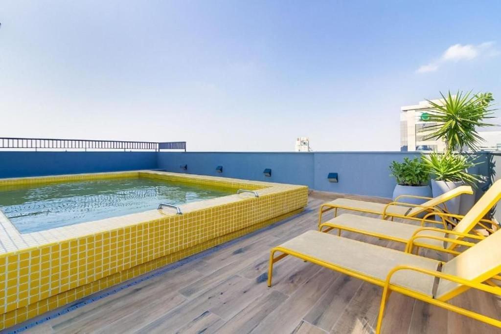 Oasis Urbano: Studio Deslumbrante Com Piscina Na Cobertura By Dabra House- Vn 03 Sao Paulo Exterior photo
